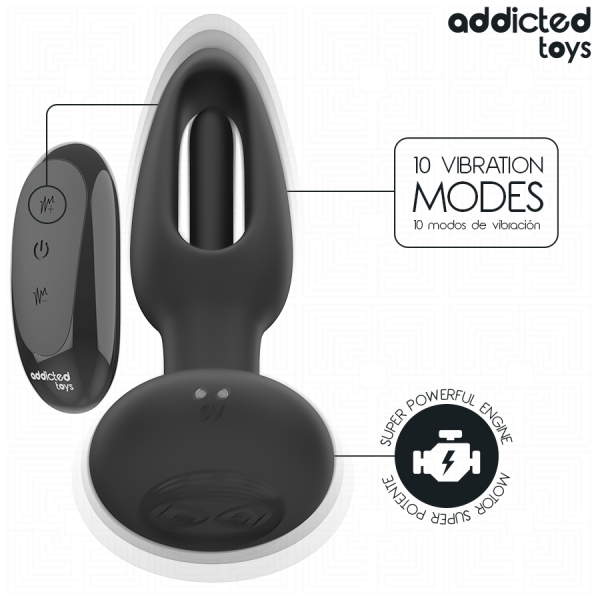 PLUG ANAL COM LÍNGUA VIBRADORA E CONTROLO REMOTO 4 PLUG ANAL COM LÍNGUA VIBRADORA E CONTROLO REMOTO
