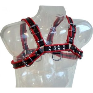 ARNÊS CORPORAL CHAIN HARNESS III (PRETO/VERMELHO) 3 ARNÊS CORPORAL CHAIN HARNESS III (PRETO/VERMELHO) - Image 2