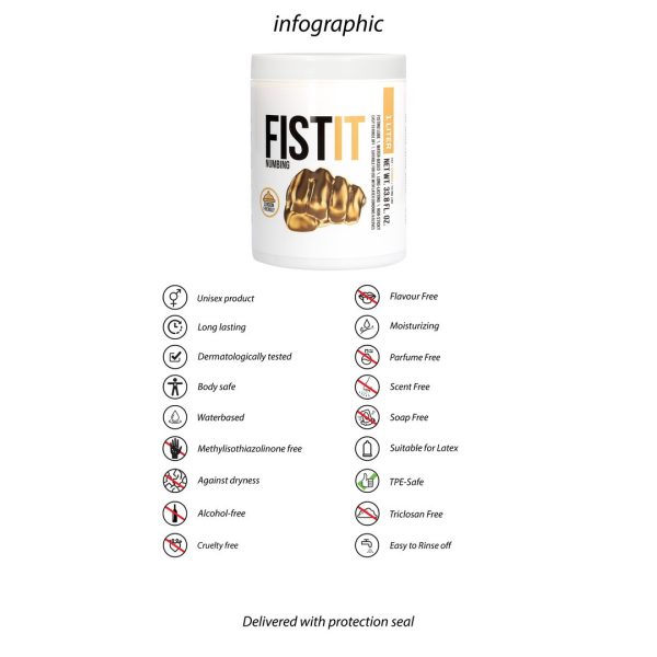 LUBRIFICANTE PARA FISTING NUMBING | 1000 ML 5 LUBRIFICANTE PARA FISTING NUMBING | 1000 ML