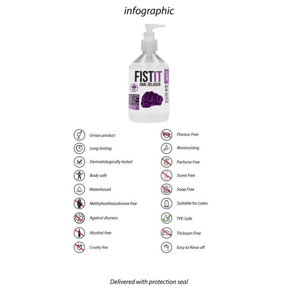 LUBRIFICANTE ANAL RELAXANTE FIST IT | 500 ML