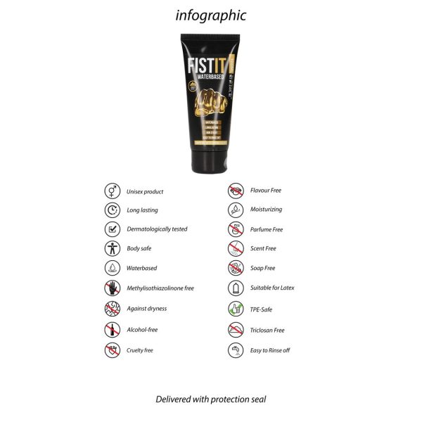 LUBRIFICANTE FIST IT (BASE DE ÁGUA) | 100 ML