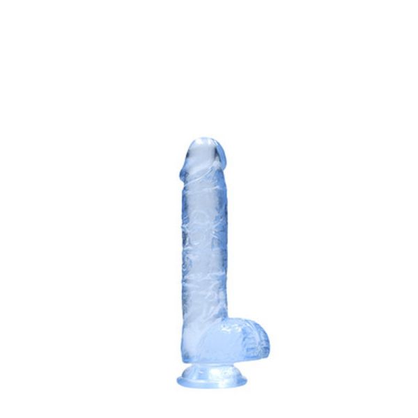 DILDO REALÍSTICO COM TESTÍCULOS (AZUL) | 15 CM