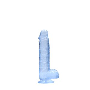 DILDO REALÍSTICO COM TESTÍCULOS (AZUL) | 15 CM - Image 3
