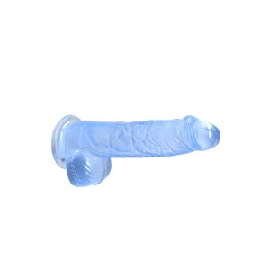DILDO REALÍSTICO COM TESTÍCULOS (AZUL) | 15 CM - Image 4