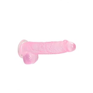 DILDO REALÍSTICO COM TESTÍCULOS (ROSA) | 15 CM - Image 4