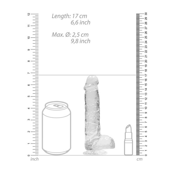 DILDO REALÍSTICO COM TESTÍCULOS | 15 CM 5 DILDO REALÍSTICO COM TESTÍCULOS | 15 CM