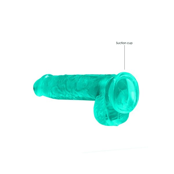 DILDO REALÍSTICO COM TESTÍCULOS (VERDE) | 15 CM 4