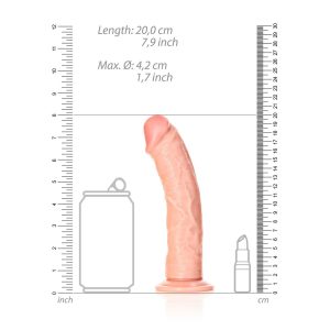 DILDO REALÍSTICO CURVO REALROCK | 18 CM - Image 6