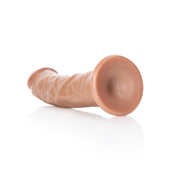 DILDO REALÍSTICO CURVO REALROCK (TAN) | 20,5 CM