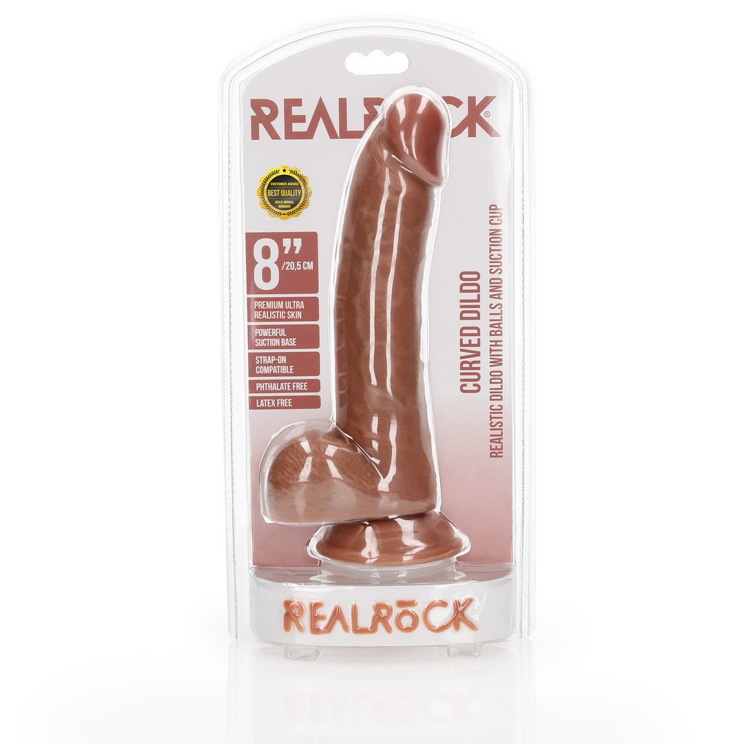 Flame Love Shop 10 DILDO REALÍSTICO CURVO