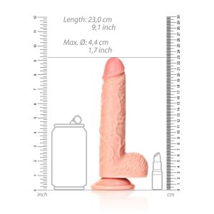 DILDO REALÍSTICO STRAIGHT COM TESTÍCULOS | 20,5 CM - Image 6