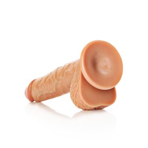 DILDO REALÍSTICO STRAIGHT COM TESTÍCULOS TAN | 20,5 CM - Image 5