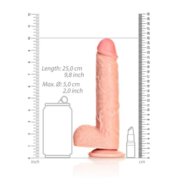 DILDO REALÍSTICO STRAIGHT COM TESTÍCULOS | 22 CM 5 DILDO REALÍSTICO STRAIGHT COM TESTÍCULOS | 22 CM