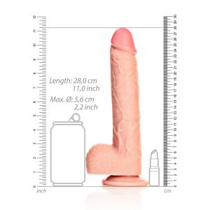 DILDO REALÍSTICO STRAIGHT COM TESTÍCULOS | 23 CM - Image 6