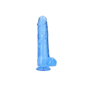 DILDO REALÍSTICO COM TESTÍCULOS (AZUL) | 25,4 CM - Image 4