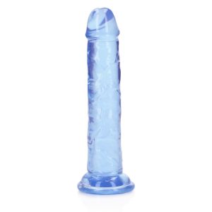 DILDO REALÍSTICO REALROCK CRYSTAL CLEAR (AZUL) | 14,5 CM - Image 3
