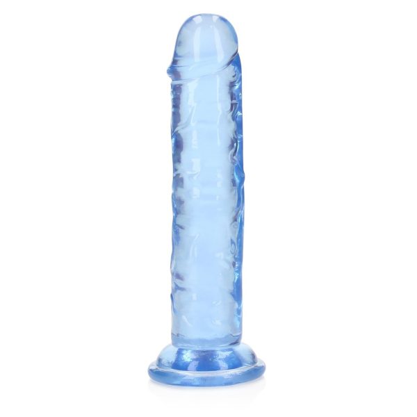 DILDO REALÍSTICO REALROCK CRYSTAL CLEAR (AZUL) | 14,5 CM