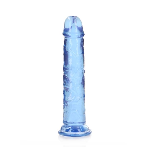 DILDO REALÍSTICO REALROCK CRYSTAL CLEAR (AZUL) | 18 CM