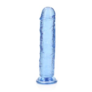 DILDO REALÍSTICO REALROCK CRYSTAL CLEAR (AZUL) | 18 CM - Image 4