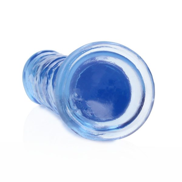 DILDO REALÍSTICO REALROCK CRYSTAL CLEAR (AZUL) | 18 CM