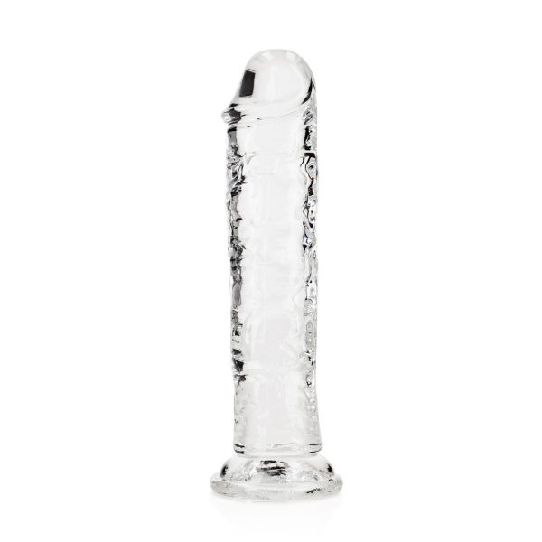 DILDO REALÍSTICO REALROCK CRYSTAL CLEAR | 18 CM