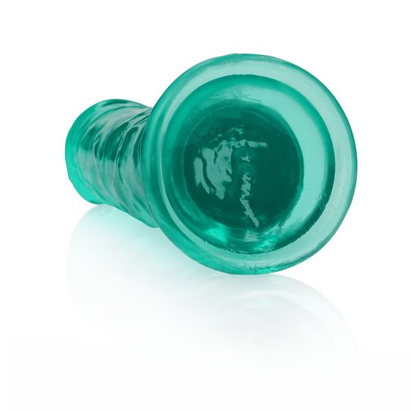 DILDO REALÍSTICO REALROCK CRYSTAL CLEAR (VERDE) | 23 CM