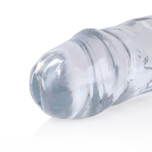 DILDO DUPLO REALROCK CRYSTAL CLEAR | 34 CM - Image 3