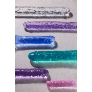 DILDO DUPLO REALROCK CRYSTAL CLEAR | 45 CM 9 DILDO DUPLO REALROCK CRYSTAL CLEAR | 45 CM - Image 3