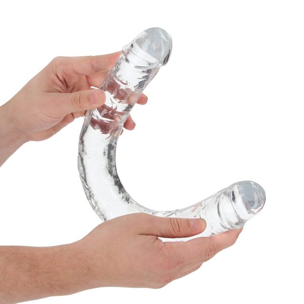 DILDO DUPLO REALROCK CRYSTAL CLEAR | 45 CM 5
