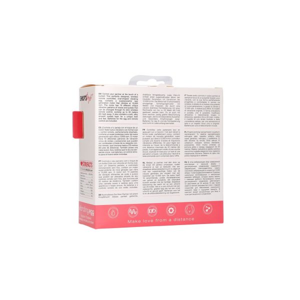 OVO VIBRATÓRIO SHOTS TOYS (ROSA)