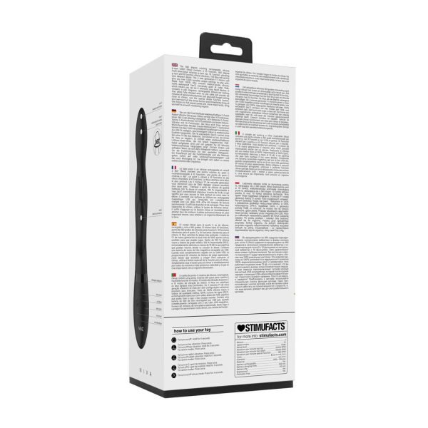 VIBRADOR RABBIT NIVA ROTATING (PRETO)