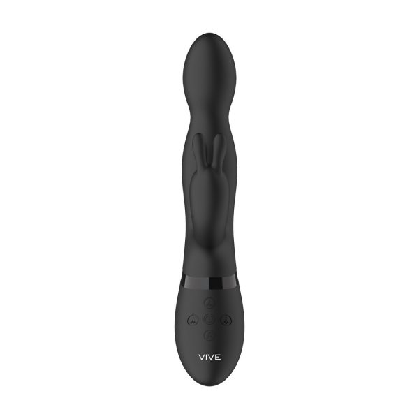 VIBRADOR RABBIT NIVA ROTATING (PRETO)