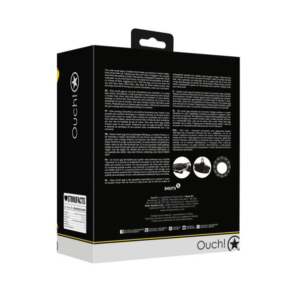 MORDAÇA COM TAMPA XTREME OUCH!