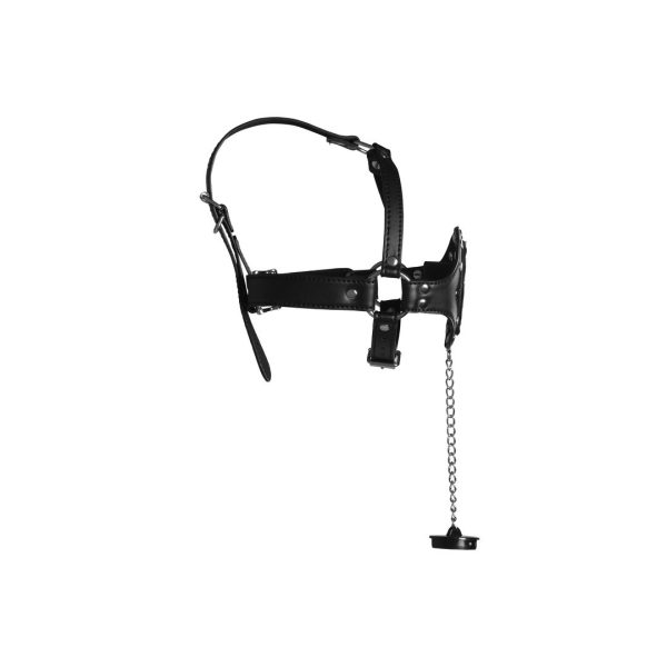 MÁSCARA COM MORDAÇA E TAMPA EXTREME OUCH!