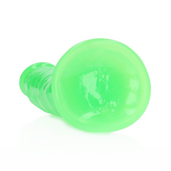DILDO REALÍSTICO SLIM FLUORESCENTE (VERDE) | 18 CM 4 DILDO REALÍSTICO SLIM FLUORESCENTE (VERDE) | 18 CM