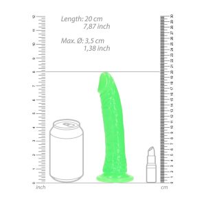 DILDO REALÍSTICO SLIM FLUORESCENTE (VERDE) | 18 CM 12 DILDO REALÍSTICO SLIM FLUORESCENTE (VERDE) | 18 CM - Image 6