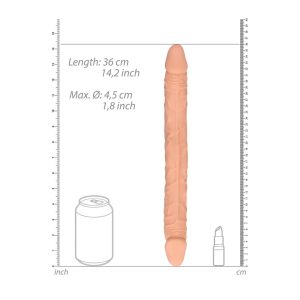 DILDO DUPLO REALROCK | 36 CM - Image 6