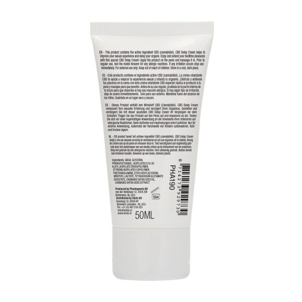 CREME RETARDANTE NATURAL CBD | 50 ML