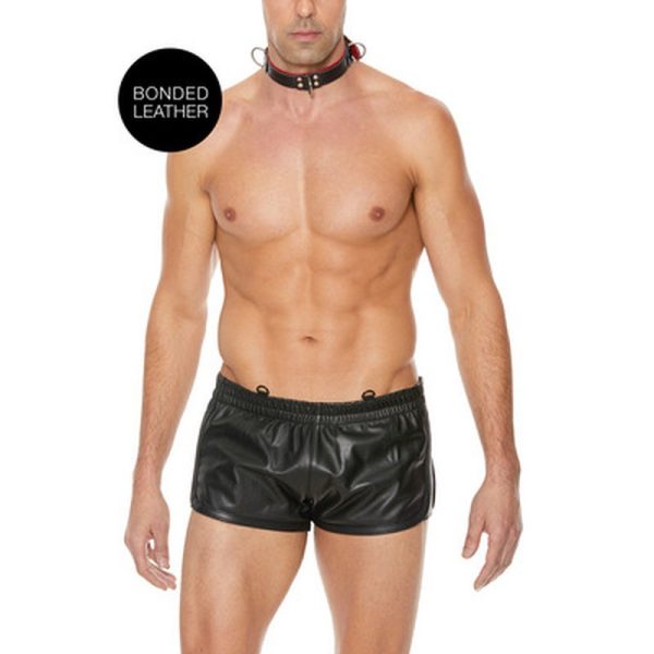 COLEIRA BONDAGE DELUXE OUCH! (VERMELHO)