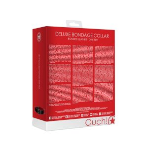 COLEIRA BONDAGE DELUXE OUCH! (VERMELHO) - Image 3
