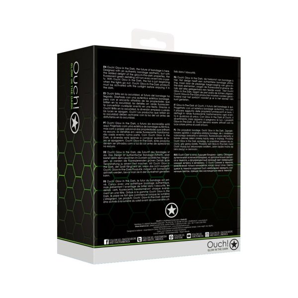 ALGEMAS FLUORESCENTES PARA PULSOS E TORNOZELOS OUCH! (COM HOGTIE)