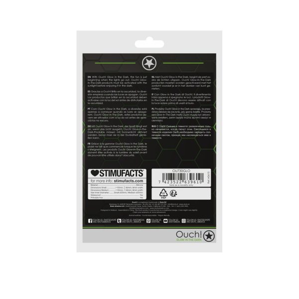 KIT DE 2 ANÉIS PARA O PÉNIS OUCH! (FLUORESCENTES)