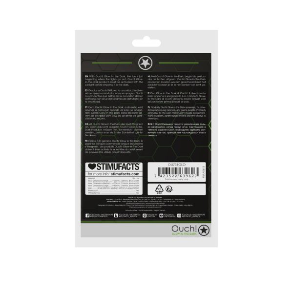 KIT DE 3 ANÉIS PARA O PÉNIS OUCH! (FLUORESCENTES)