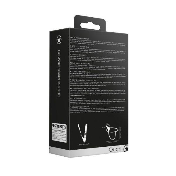 ARNÊS AJUSTÁVEL OUCH! COM DILDO (PRETO)