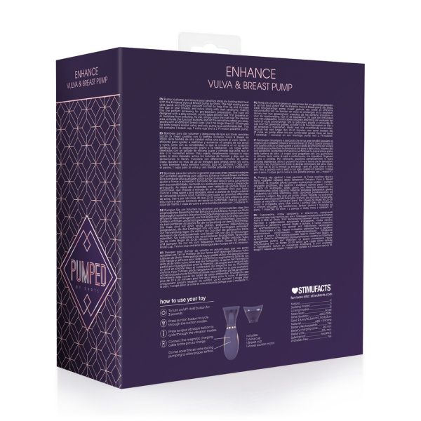 BOMBA PARA VULVA E SEIOS ENHANCE (ROXO)