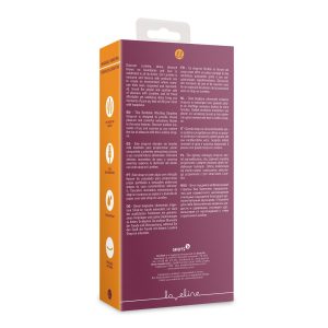 STRAP-ON SEM ARNÊS LOVELINE COM VIBRAÇÃO (BORDÔ) - Image 3