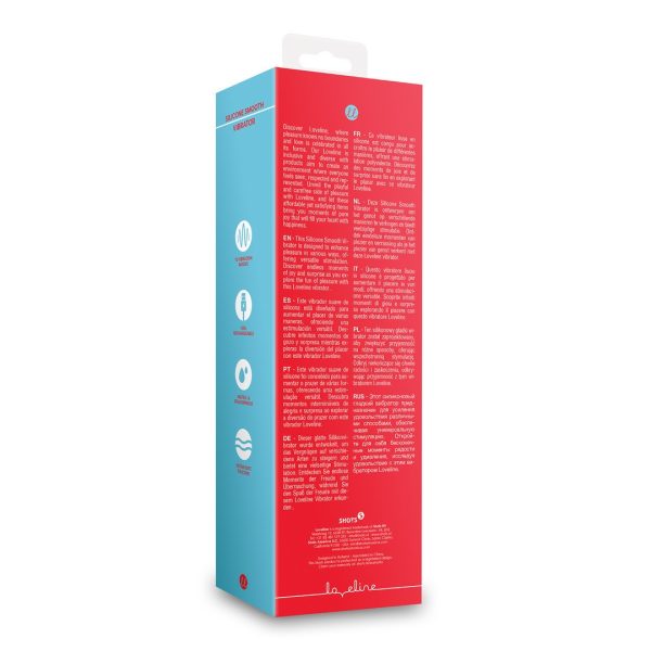 VIBRADOR DE SILICONE LOVELINE (VERMELHO)