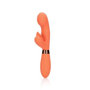 VIBRADOR RABBIT COM NERVURAS (LARANJA) - Image 7