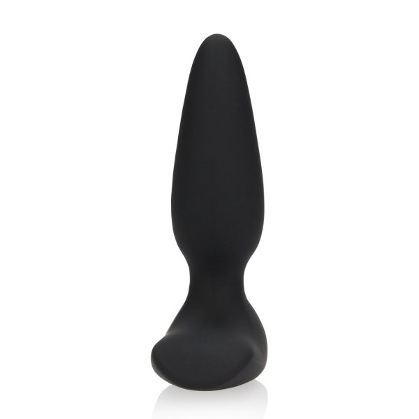 PLUG ANAL SMOOTH COM VIBRAÇÃO (PRETO)