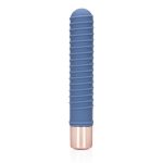 MINI VIBRADOR LOVELINE COM NERVURAS (AZUL)